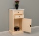 Comoda cu 2 sertare si 1 usa de la Rustic Butique PS108 - Culoare Top_P004 - Culoare Corp_P025 - DUBLU COLOR