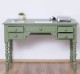 Birou cu 5 sertare de la Rustic Butique PS81 - Culoare_P038A - VOPSIT ANTICHIZAT
