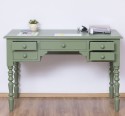 Birou cu 5 sertare de la Rustic Butique PS81 - Culoare_P038A - VOPSIT ANTICHIZAT
