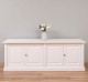 Bufet mare cu 4 usi, BAS, Colectia Directoire de la Rustic Butique PS72BAS - Culoare Ext._P015A / Culoare Int._P002 - DUBLU COLOR