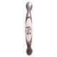 Porcelain handle blue flower ZM de la Rustic Butique 