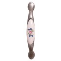 Porcelain handle blue flower ZM de la Rustic Butique 