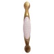 Porcelain handle gray wires AL de la Rustic Butique 