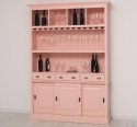 Mobila bar cu 3 usi de la Rustic Butique PS364 - Culoare_P043A - VOPSIT ANTICHIZAT
