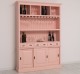 Mobila bar cu 3 usi de la Rustic Butique PS364 - Culoare_P043A - VOPSIT ANTICHIZAT