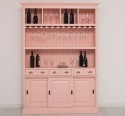 Mobila bar cu 3 usi de la Rustic Butique PS364 - Culoare_P043A - VOPSIT ANTICHIZAT