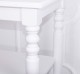 Consola mare cu picioare strunjite, 1 polita de la Rustic Butique PS74 - Culoare_P004A - VOPSIT ANTICHIZAT