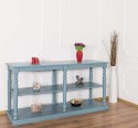 Consola mare cu picioare strunjite, 1 polita de la Rustic Butique PS74 - Culoare_P008 - VOPSIT