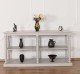 Consola mare cu picioare strunjite, 1 polita de la Rustic Butique PS74 - Culoare_P013 - VOPSIT