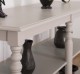 Consola mare cu picioare strunjite, 1 polita de la Rustic Butique PS74 - Culoare_P013 - VOPSIT
