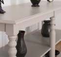 Consola mare cu picioare strunjite, 1 polita de la Rustic Butique PS74 - Culoare_P013 - VOPSIT