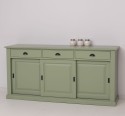 Bufet cu 3 usi glisante, 3 sertare, BAS de la Rustic Butique PS173 - Culoare_P054 - VOPSIT