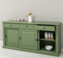 Bufet cu 3 usi glisante, 3 sertare, BAS de la Rustic Butique PS173 - Culoare_P038 - VOPSIT