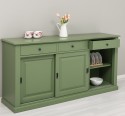 Bufet cu 3 usi glisante, 3 sertare, BAS de la Rustic Butique PS173 - Culoare_P038 - VOPSIT