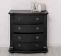 Comoda cu 4 sertare curbate, Colectia Directoire de la Rustic Butique PS36 - Culoare_P003 - VOPSIT