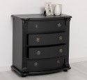 Comoda cu 4 sertare curbate, Colectia Directoire de la Rustic Butique PS36 - Culoare_P003 - VOPSIT