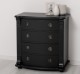 Comoda cu 4 sertare curbate, Colectia Directoire de la Rustic Butique PS36 - Culoare_P003 - VOPSIT