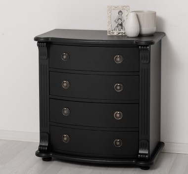 Comoda cu 4 sertare curbate, Colectia Directoire de la Rustic Butique PS36 - Culoare_P003 - VOPSIT
