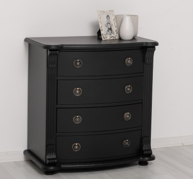 Comoda cu 4 sertare curbate, Colectia Directoire de la Rustic Butique PS36 - Culoare_P003 - VOPSIT