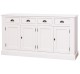 Bufet cu 4 usi si 4 sertare, BAS de la Rustic Butique PS165BAS - Culoare Ext._P015 / Culoare Int._P037 - DUBLU COLOR