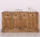 Bufet cu 4 usi si 4 sertare, BAS de la Rustic Butique PS165BAS - Culoare_P001 - CERUIT