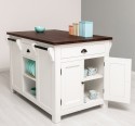 Insula de bucatarie de la Rustic Butique PS360 - Culoare Top_P081 - Culoare Corp_P039A - DUBLU COLOR