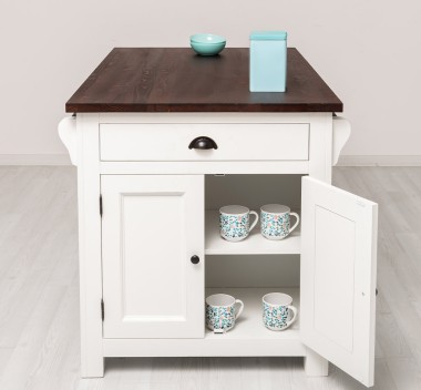 Insula de bucatarie de la Rustic Butique PS360 - Culoare Top_P081 - Culoare Corp_P039A - DUBLU COLOR