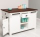 Insula de bucatarie de la Rustic Butique PS360 - Culoare Top_P081 - Culoare Corp_P039A - DUBLU COLOR