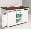 Insula de bucatarie de la Rustic Butique PS360 - Culoare Top_P081 - Culoare Corp_P039A - DUBLU COLOR