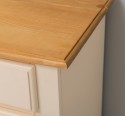 Bufet cu 2 usi, 2 sertare, BAS de la Rustic Butique PS264BAS - Culoare Top_P002 - Culoare Ext._P025 / Culoare Int._P002 - DUBLU COLOR