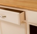 Bufet cu 2 usi, 2 sertare, BAS de la Rustic Butique PS264BAS - Culoare Top_P002 - Culoare Ext._P025 / Culoare Int._P002 - DUBLU COLOR