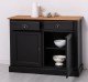 Bufet cu 2 usi, 2 sertare, BAS de la Rustic Butique PS264BAS - Culoare Top_P002 - Culoare Corp_P003 - DUBLU COLOR