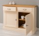 Bufet cu 2 usi, 2 sertare, BAS de la Rustic Butique PS264BAS - Culoare Top_P002 - Culoare Ext._P025 / Culoare Int._P002 - DUBLU COLOR