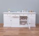 Biblioteca cu 4 usi si 4 sertare, cu dim. 215x53x90, din MDF de la Rustic Butique MPS003BAS - Culoare_P039A - VOPSIT ANTICHIZAT