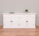 Biblioteca cu 4 usi, cu dim. 200x40x90 MDF de la Rustic Butique MPS004BAS - Culoare_P039A - VOPSIT ANTICHIZAT