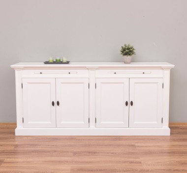 Biblioteca cu 4 usi, cu dim. 200x40x90 MDF de la Rustic Butique MPS004BAS - Culoare_P039A - VOPSIT ANTICHIZAT