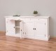 Biblioteca cu 4 usi, cu dim. 200x40x90 MDF de la Rustic Butique MPS004BAS - Culoare_P039A - VOPSIT ANTICHIZAT