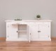 Biblioteca cu 4 usi, cu dim. 200x40x90 MDF de la Rustic Butique MPS004BAS - Culoare_P039A - VOPSIT ANTICHIZAT