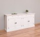 Biblioteca cu 4 usi, cu dim. 200x40x90 MDF de la Rustic Butique MPS004BAS - Culoare_P039A - VOPSIT ANTICHIZAT
