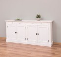 Biblioteca cu 4 usi, cu dim. 200x40x90 MDF de la Rustic Butique MPS004BAS - Culoare_P039A - VOPSIT ANTICHIZAT