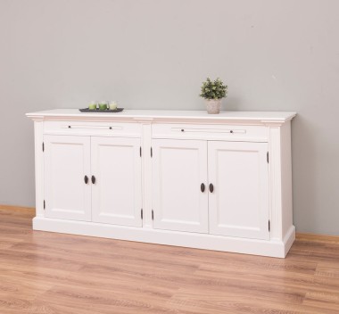 Biblioteca cu 4 usi, cu dim. 200x40x90 MDF de la Rustic Butique MPS004BAS - Culoare_P039A - VOPSIT ANTICHIZAT