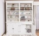 Biblioteca cu 4 usi, cu dim. 200x40x240, MDF de la Rustic Butique MPS004BAS+SUP - Culoarea P039 - VOPSIT