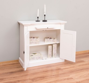 Biblioteca cu 2 usi, cu dim. 100x40x90, din MDF de la Rustic Butique MPS006BAS - Culoare_P039A - VOPSIT ANTICHIZAT
