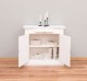 Biblioteca cu 2 usi, cu dim. 100x40x90, din MDF de la Rustic Butique MPS006BAS - Culoare_P039A - VOPSIT ANTICHIZAT