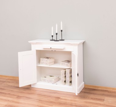 Biblioteca cu 2 usi, cu dim. 100x40x90, din MDF de la Rustic Butique MPS006BAS - Culoare_P039A - VOPSIT ANTICHIZAT
