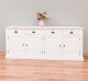 Buffet cu 4 usi si 4 sertare, cu dim. 223x50x90, din MDF de la Rustic Butique MPS009BAS - Culoare_P039A - VOPSIT ANTICHIZAT