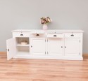 Buffet cu 4 usi si 4 sertare, cu dim. 223x50x90, din MDF de la Rustic Butique MPS009BAS - Culoare_P039A - VOPSIT ANTICHIZAT