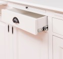 Buffet cu 4 usi si 4 sertare, cu dim. 223x50x90, din MDF de la Rustic Butique MPS009BAS - Culoare_P039A - VOPSIT ANTICHIZAT