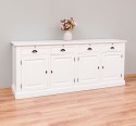 Buffet cu 4 usi si 4 sertare, cu dim. 223x50x90, din MDF de la Rustic Butique MPS009BAS - Culoare_P039A - VOPSIT ANTICHIZAT