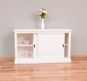 Buffet cu 2 usi glisante, cu dim. 156x46x90, din MDF de la Rustic Butique MPS011BAS - Culoare_P039A - VOPSIT ANTICHIZAT